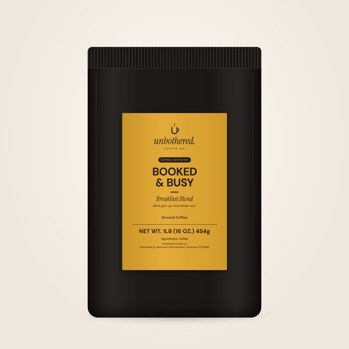 Booked & Busy · Extra Caffeine