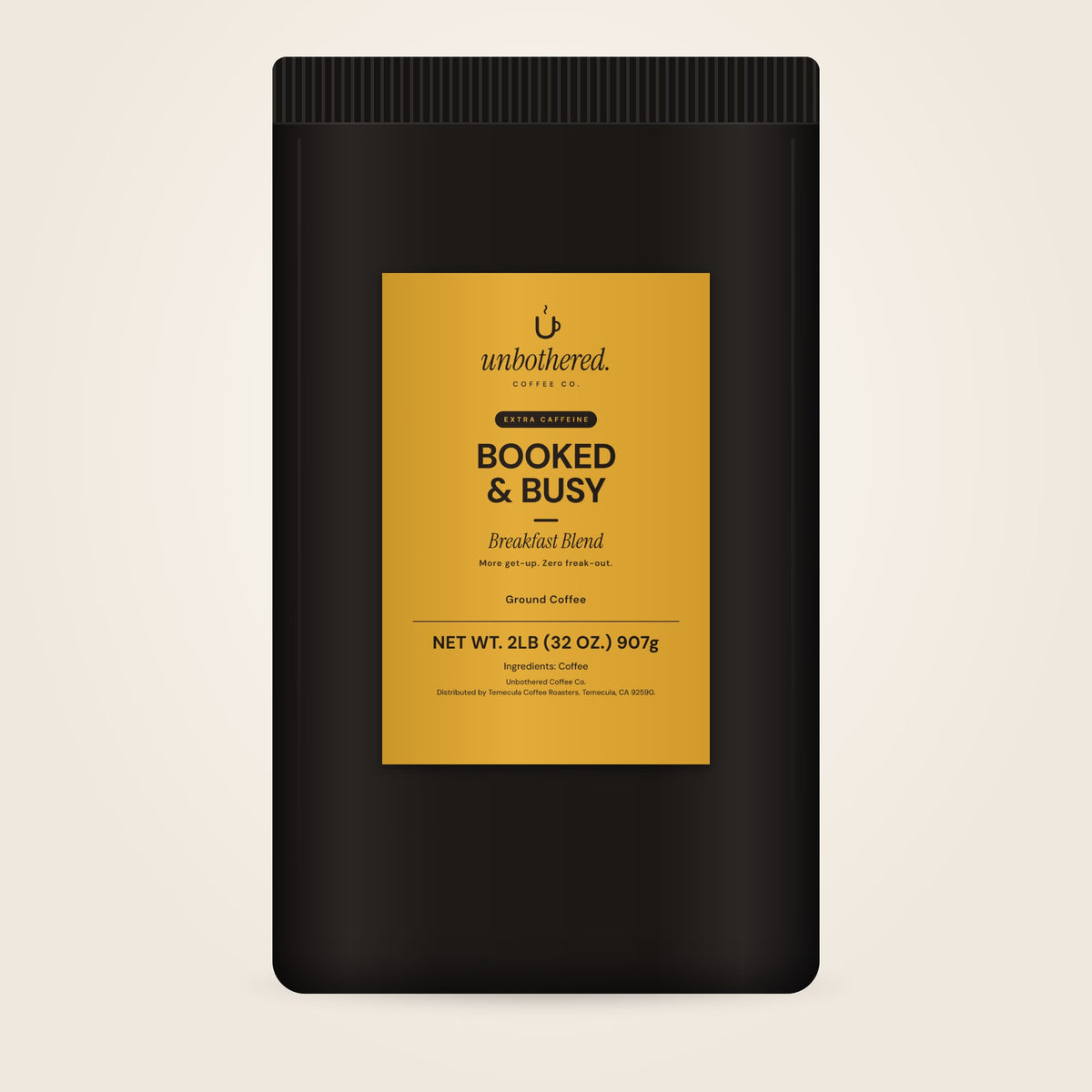 Booked & Busy · Extra Caffeine
