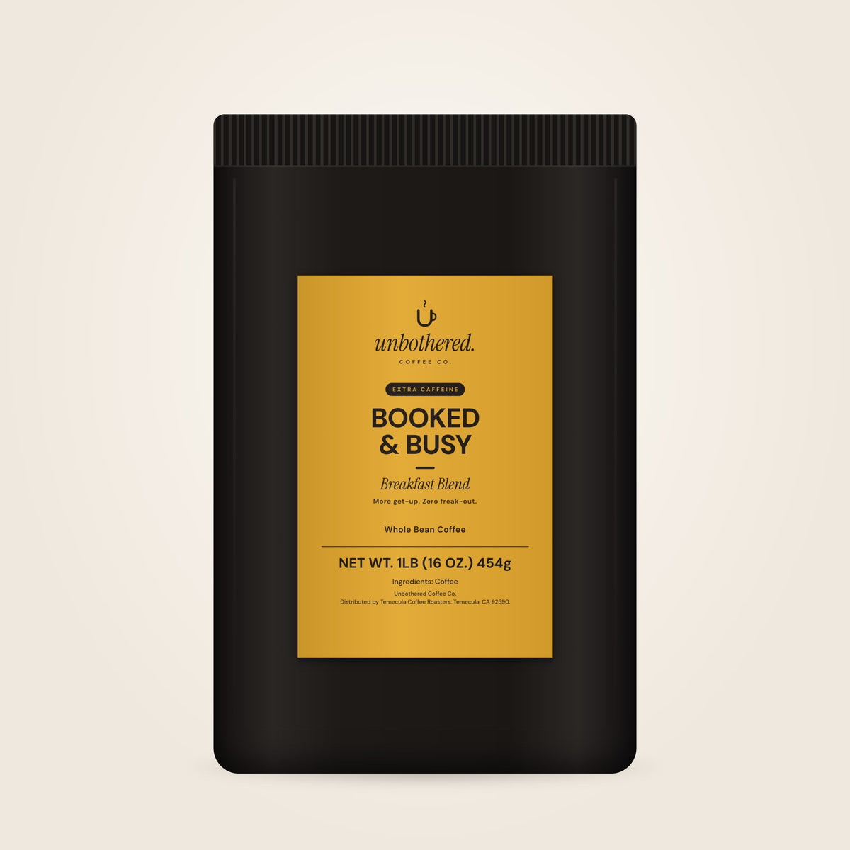 Booked & Busy · Extra Caffeine