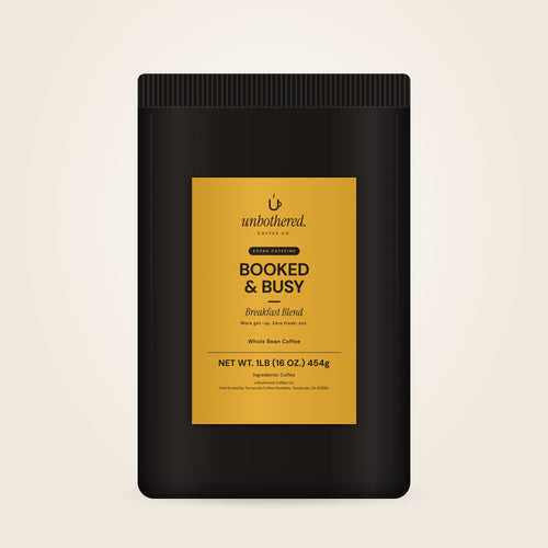 Booked & Busy · Extra Caffeine